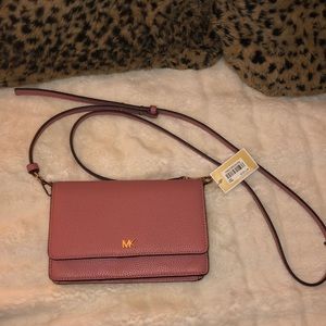 Michael Kors Rose leather crossbody